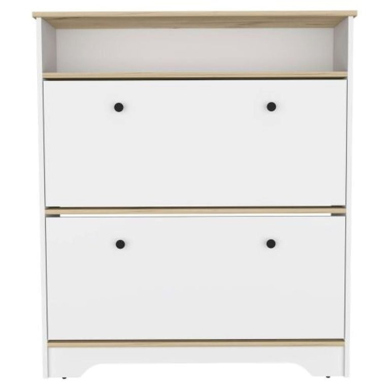 Dublin Shoe Rack - White Finish - White