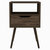 Fugaz Nightstand - Dark Walnut Finish - Dark Walnut 