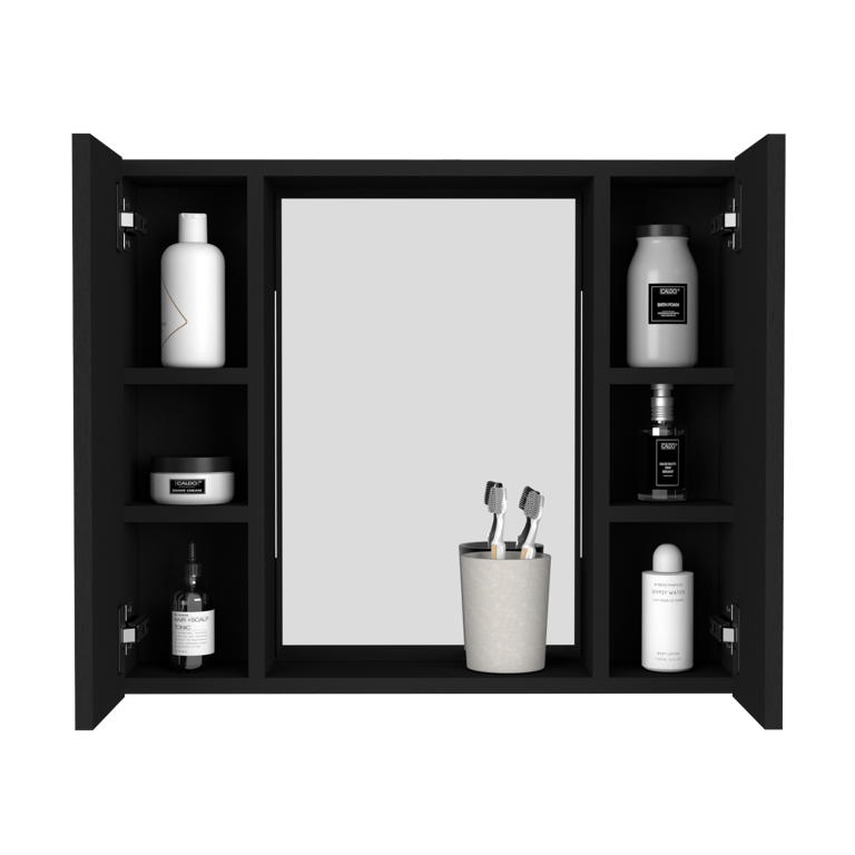 Hops Medicine Cabinet, Black Wengue Finish - Black Wengue