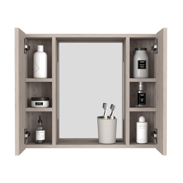 Hops Medicine Cabinet - Light Grey Finish