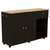 Indiana Kitchen Island Cart - Black Wengue Finish