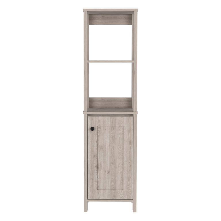 Jannes Linen Cabinet - Light Grey Finish - Light Grey