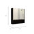 Lexington Mirror Cabinet, Black Wengue Finish