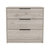 Maryland 3 Drawers Dresser - Light Grey Finish - Light Grey