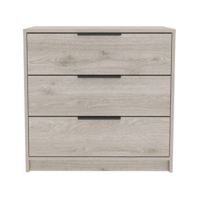 Maryland 3 Drawers Dresser - Light Grey Finish - Light Grey