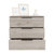 Maryland 3 Drawers Dresser - Light Grey Finish