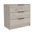 Maryland 3 Drawers Dresser - Light Grey Finish