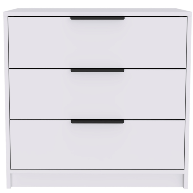 Maryland  3 Drawers Dresser - Snow Finish - Snow