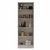 Pipestone Storage Cabinet, White And Light Oak Finish