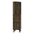 Plex Coner Bar Cabinet, Dark Brown Finish