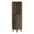 Plex Coner Bar Cabinet, Dark Brown Finish - Dark Brown