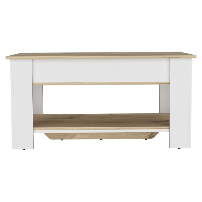 Polgon 2 Storage Table - White