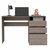 San Diego Computer Desk, Light Gray Finish