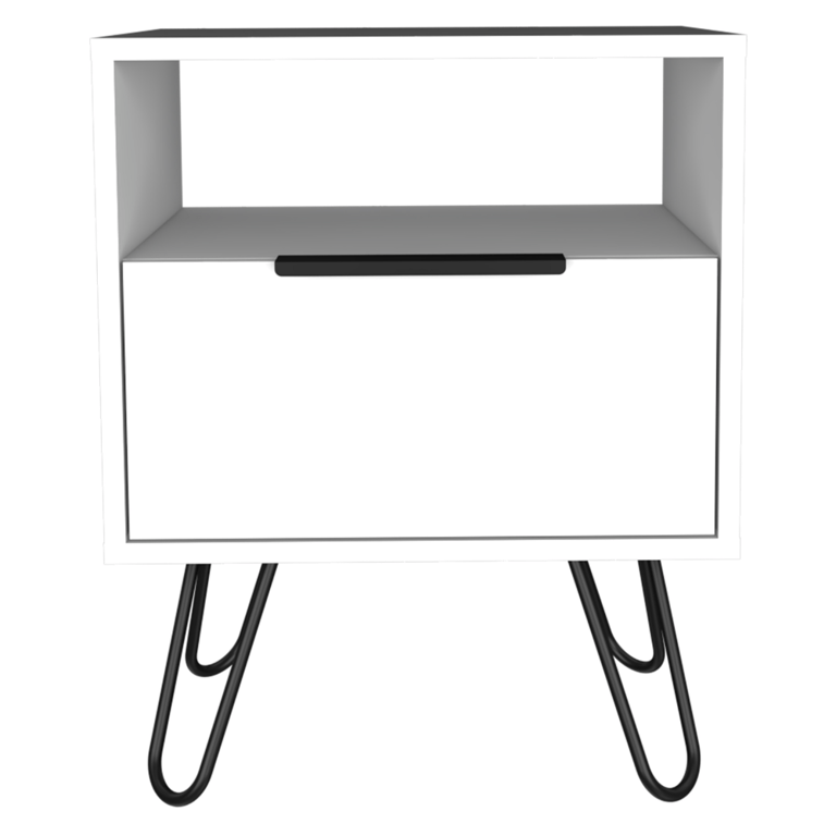 Skyoner Nightstand, White Finish - White