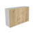 Toran Wall Cabinet - Light Oak Finish