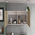 Toran Wall Cabinet - Light Oak Finish