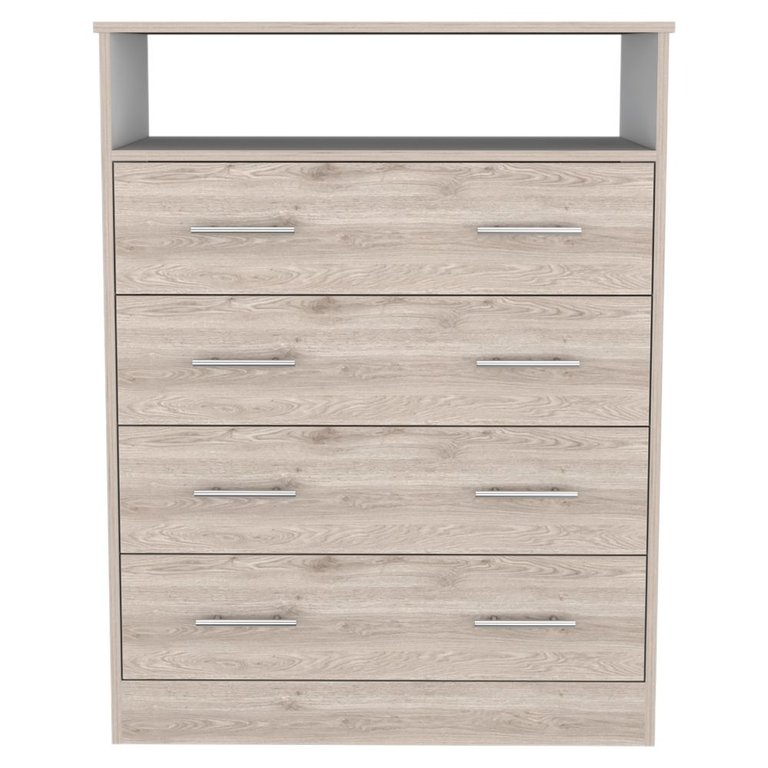 Wuju Four Drawer Dresser - Light Grey - Light Grey