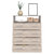 Wuju Four Drawer Dresser - Light Grey