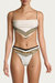 Bandana Bikini Top In Pearl Multi Stripes - Pearl Multi Stripes