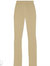 Oat Ribbed Flare Pants In Oat