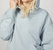 Oversized Hoodie In Pearl Blue