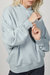 Oversized Hoodie In Pearl Blue