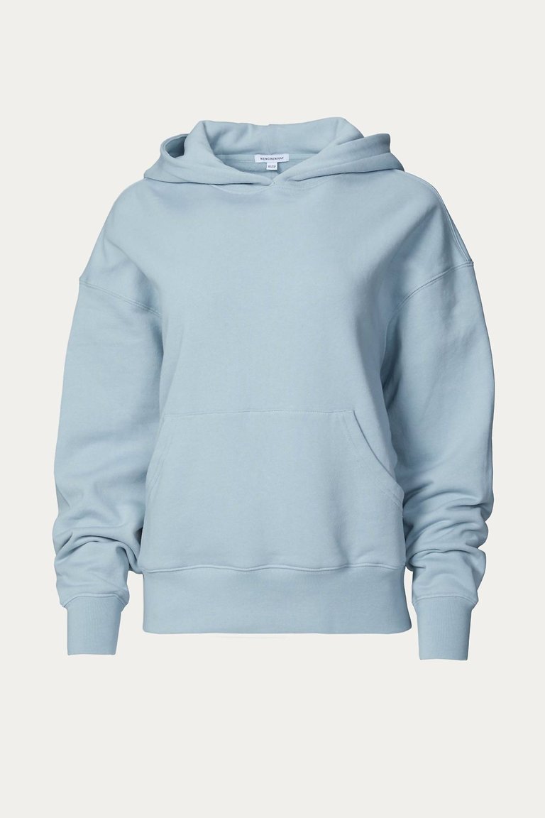 Oversized Hoodie In Pearl Blue