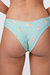 Picot Delilah Bottom In Polka Dot Floral Sea Green