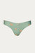 Picot Delilah Bottom In Polka Dot Floral Sea Green