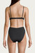 Ruched Cutout One Piece In Black