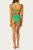 Ruched Cutout One Piece In Emerald