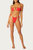 Ruched String Bikini Bottom In Ruby