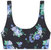 Scoop Bra Top In Black Multi - Black Multi