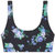 Scoop Bra Top In Black Multi - Black Multi