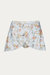 Skirt Bottom In Floral Toile White