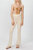 Smocked Flare Pants In Beige - Beige