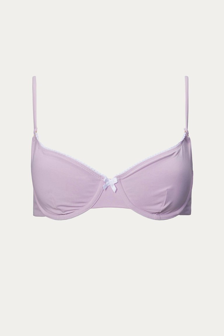 Vintage Bra Top In Lilac - Lilac