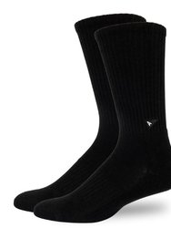 Long Crew Sock - Black