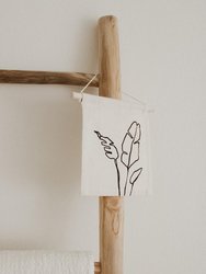 Palm Leaves Hang Sign