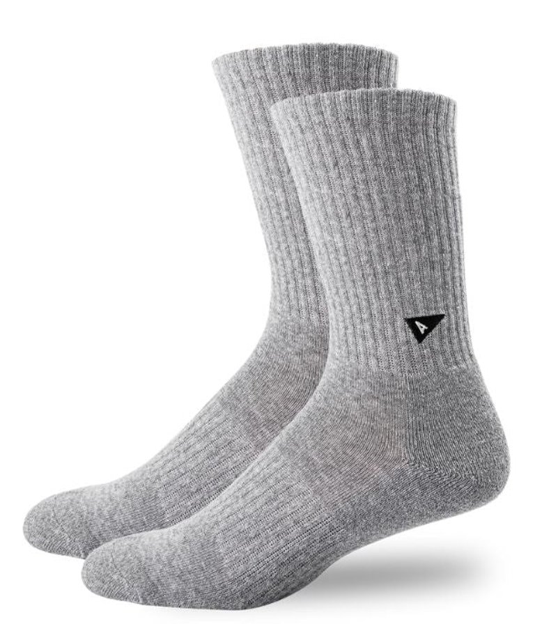 Short Crew Sock - Grey