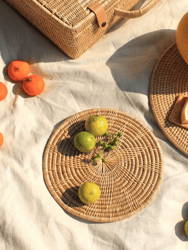 Zarava Rattan Trivet