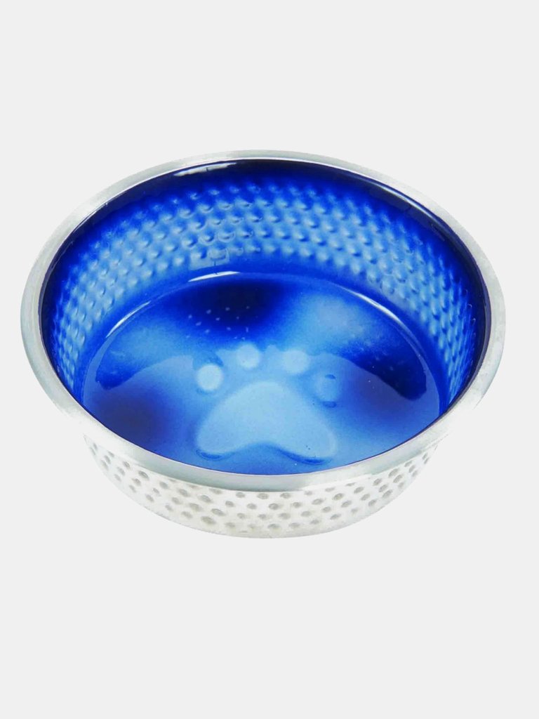 Weatherbeeta Non-slip Stainless Steel Shade Dog Bowl (Royal Blue) (7.7in)