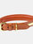 Weatherbeeta Padded Leather Dog Collar (Tan) (L) - Tan