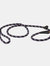 Weatherbeeta Rope Leather Slip Dog Leash (Navy/Brown) (6ft)