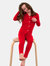 Kid's Red Pajama Set - Red