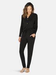 Women's Black Pajama Set