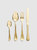 Stainless Steel Flatware Set - Shiny Gold