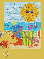 Beach Play 48 Piece Kids Puzzle Snax