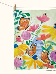 Butterflies & Bees | Cotton Tea Towel