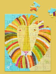 Colorful Lion 48 Piece Jigsaw Puzzle Snax